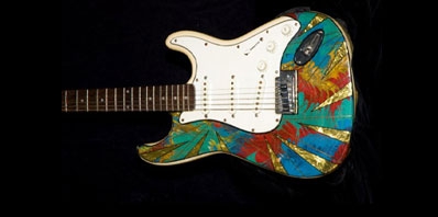 Metallic Art Graphics Electric Guitar